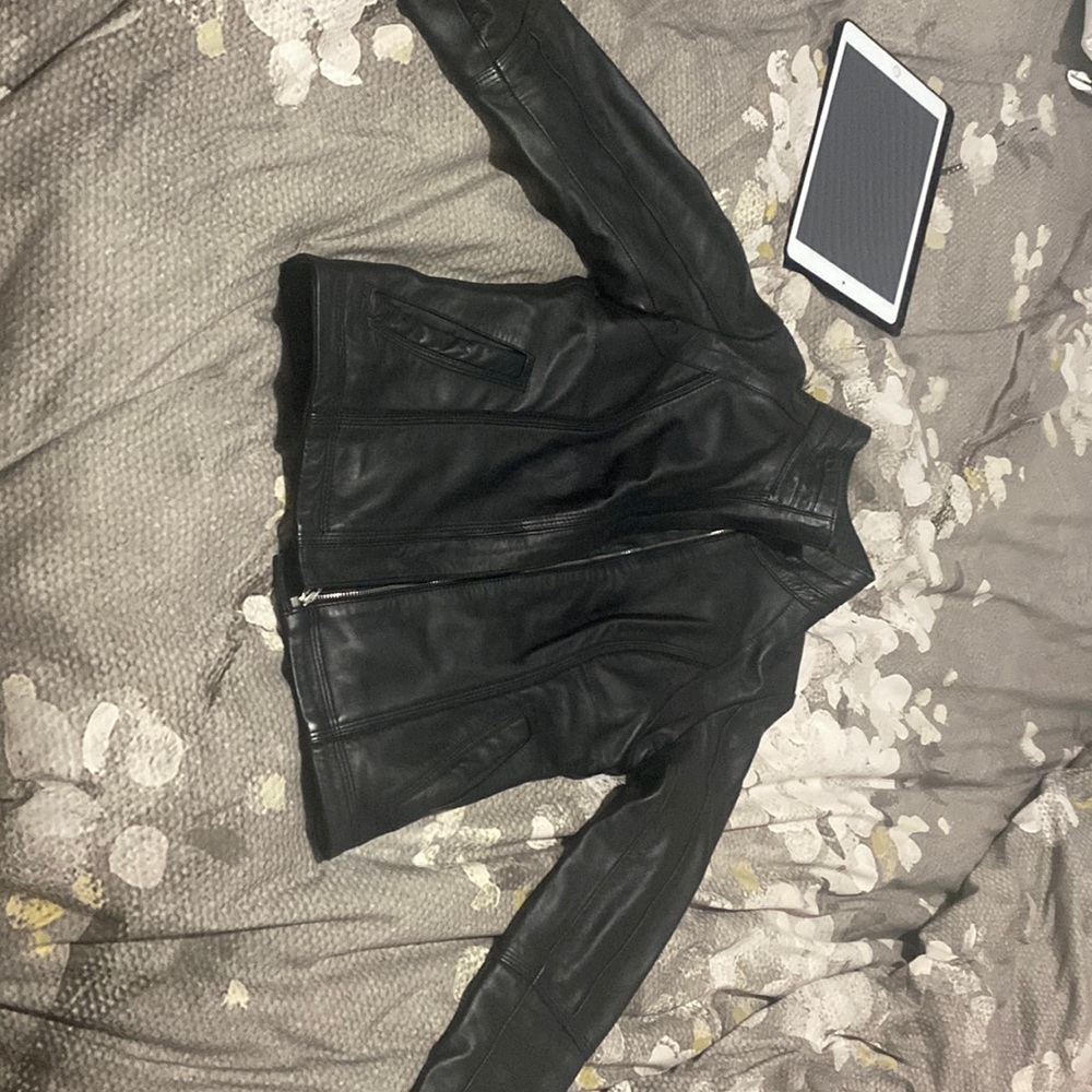 Real leather jacket lambskin leather